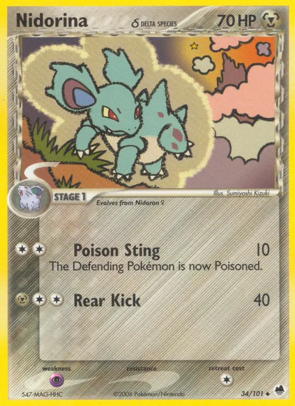 Nidorina δ - Dragon Frontiers #34
