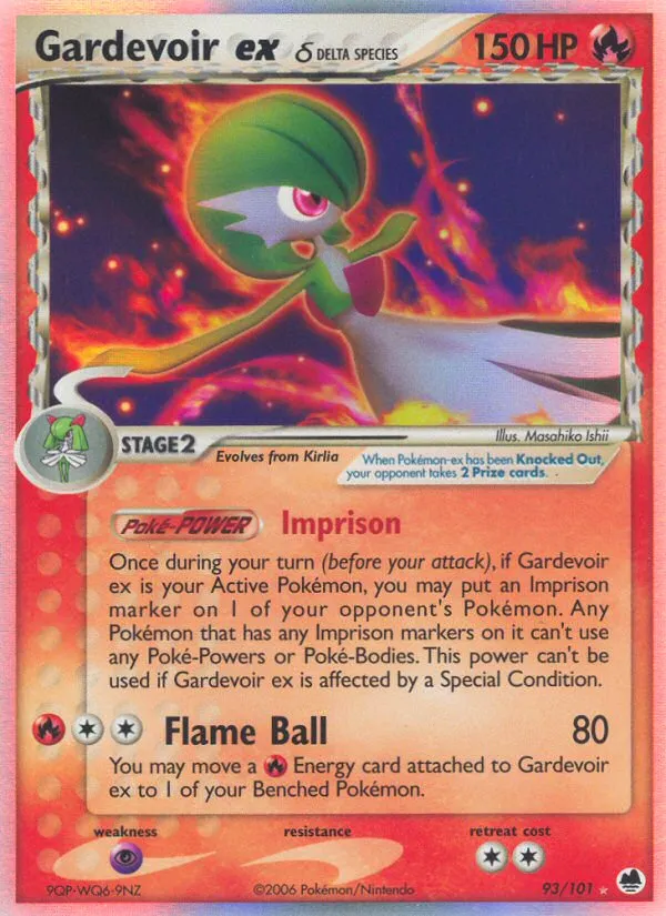 Gardevoir ex δ - Dragon Frontiers #93