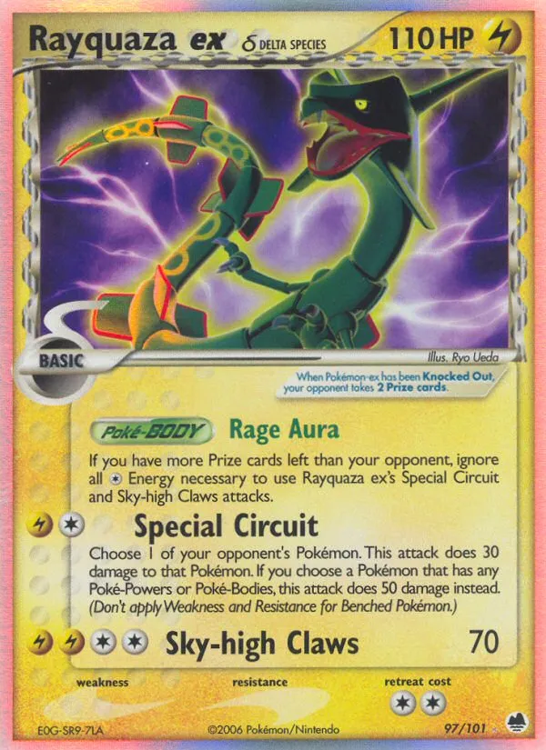 Rayquaza ex δ - Dragon Frontiers #97