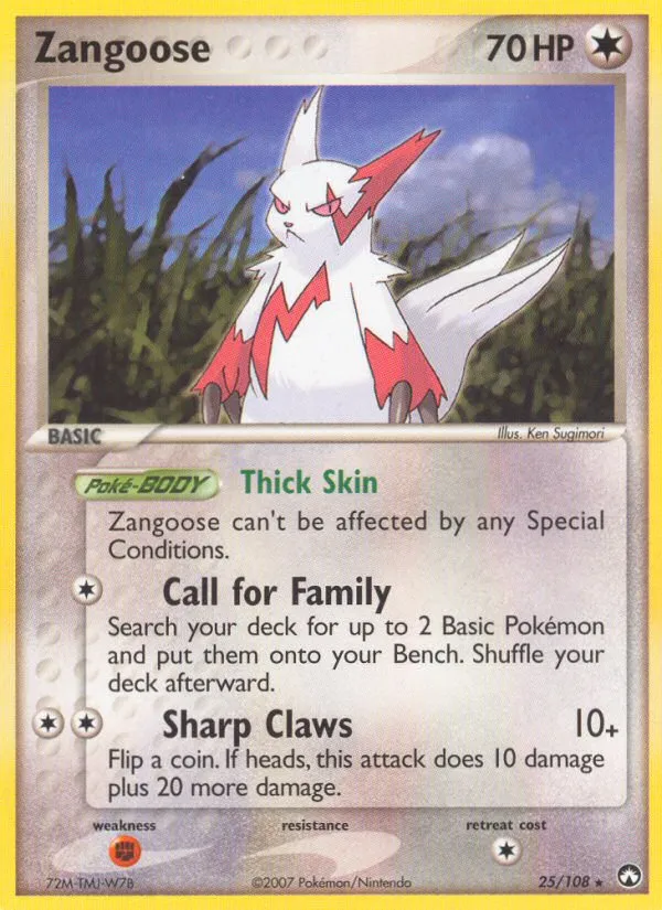 Zangoose - Power Keepers #25