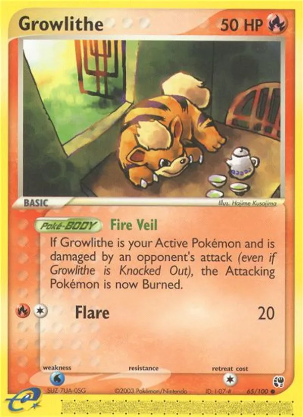 Growlithe - Sandstorm #65