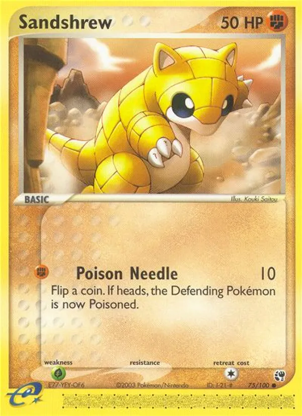 Sandshrew - Sandstorm #75