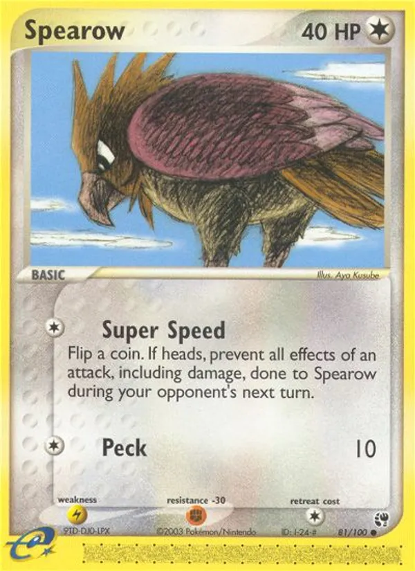 Spearow - Sandstorm #81
