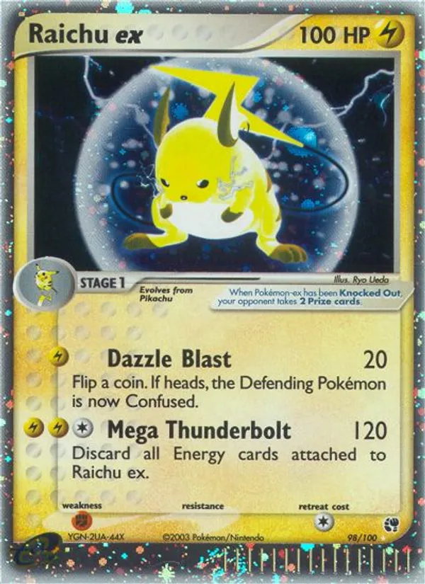 Raichu ex - Sandstorm #98