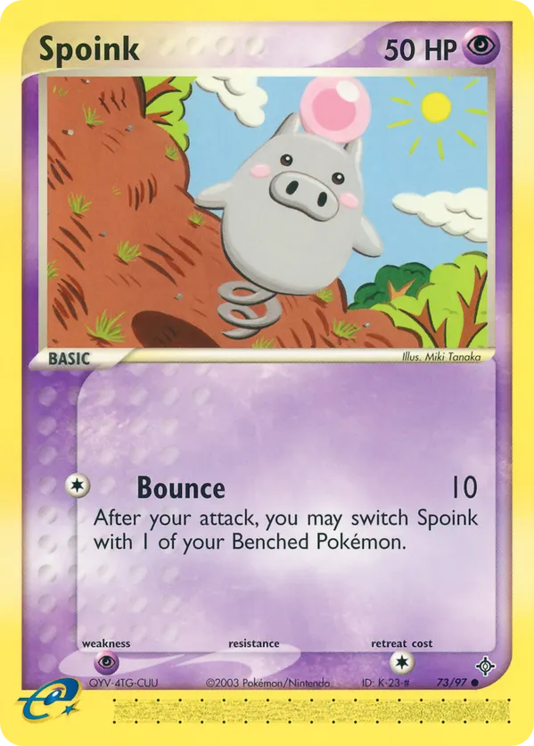 Spoink - Dragon #73