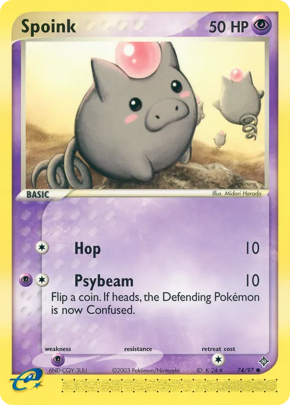 Spoink - Dragon #74