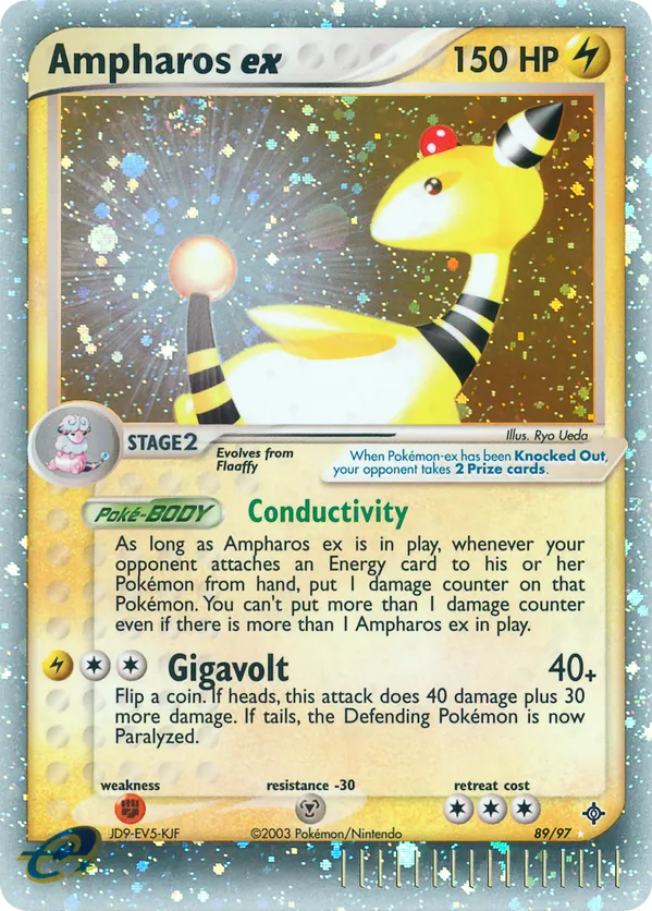 Ampharos ex - Dragon #89