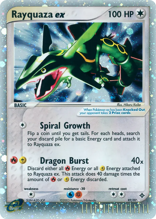 Rayquaza ex - Dragon #97