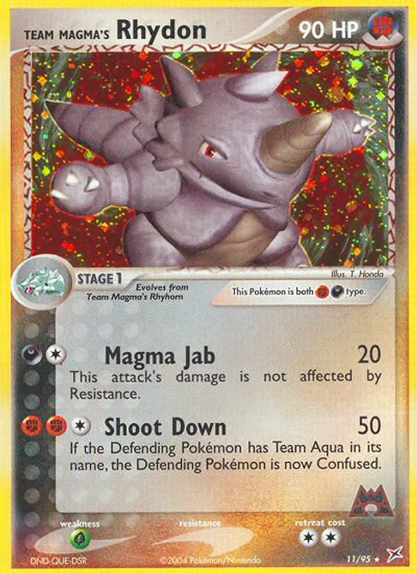 Team Magma's Rhydon - Team Magma vs Team Aqua #11