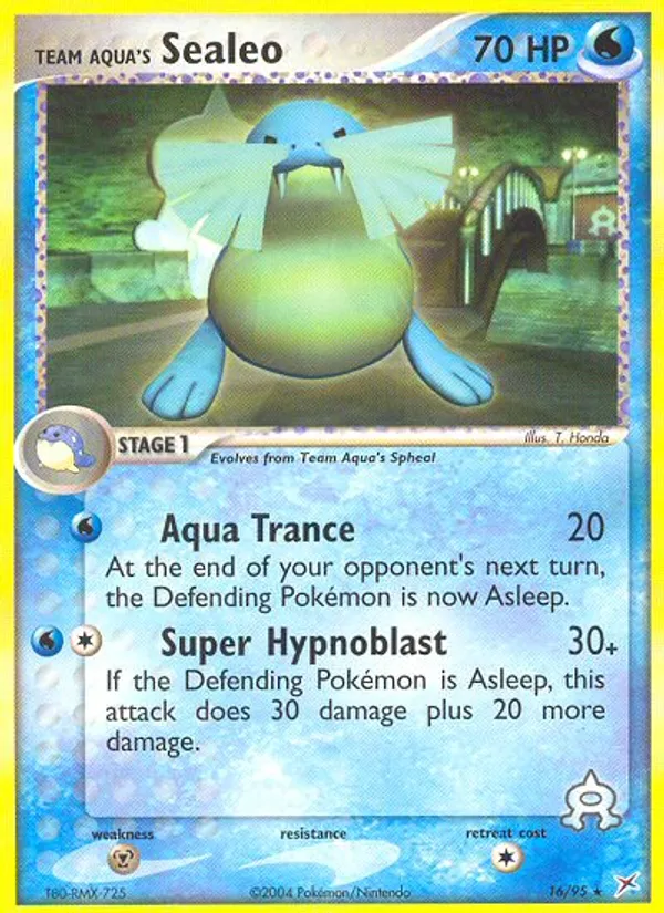 Team Aqua's Sealeo - Team Magma vs Team Aqua #16