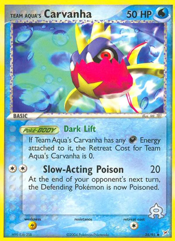 Team Aqua's Carvanha - Team Magma vs Team Aqua #25