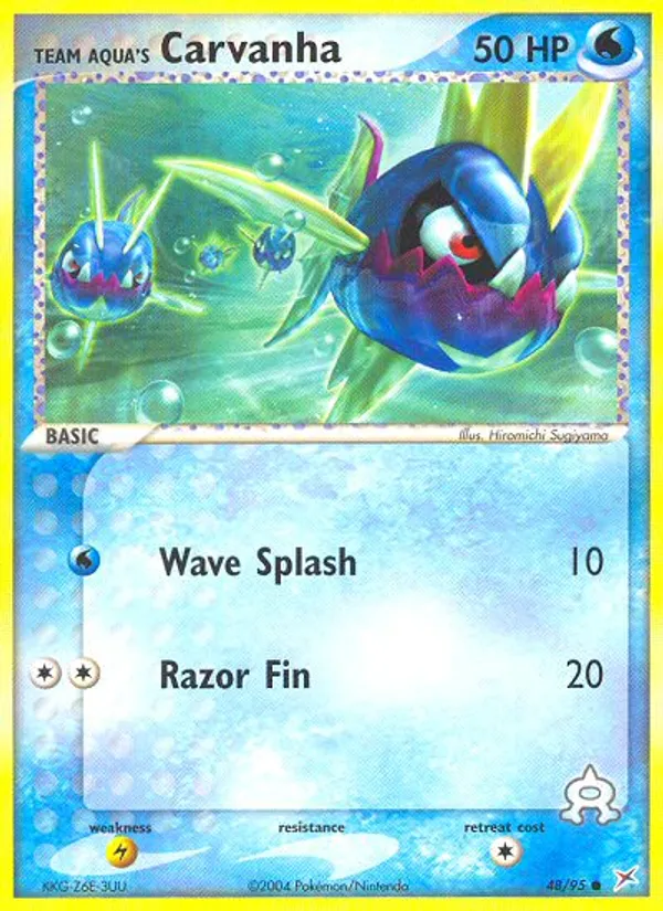 Team Aqua's Carvanha - Team Magma vs Team Aqua #48