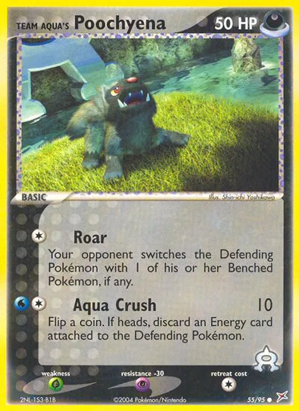 Team Aqua's Poochyena - Team Magma vs Team Aqua #55