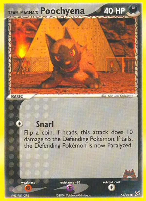 Team Magma's Poochyena - Team Magma vs Team Aqua #65