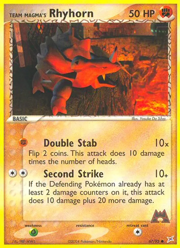 Team Magma's Rhyhorn - Team Magma vs Team Aqua #67