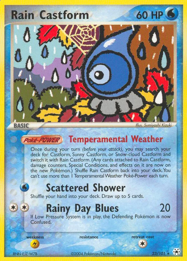 Rain Castform - Hidden Legends #23