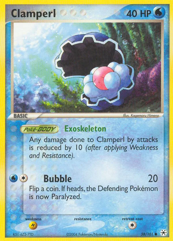 Clamperl - Hidden Legends #58