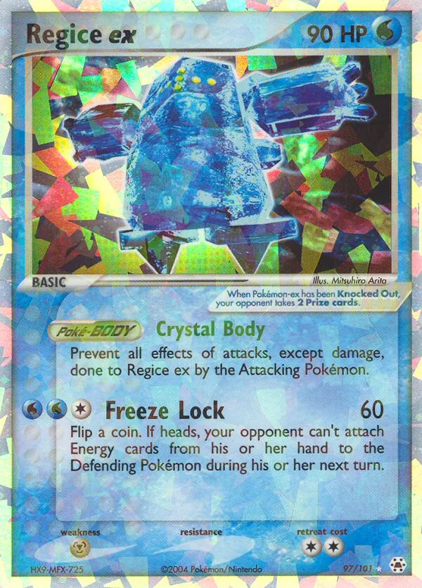 Regice ex - Hidden Legends #97