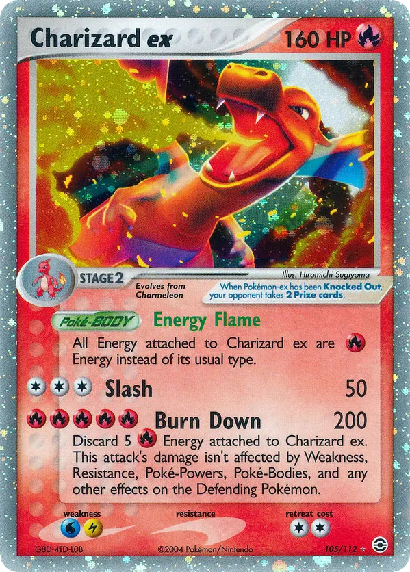 Charizard ex - FireRed & LeafGreen #105
