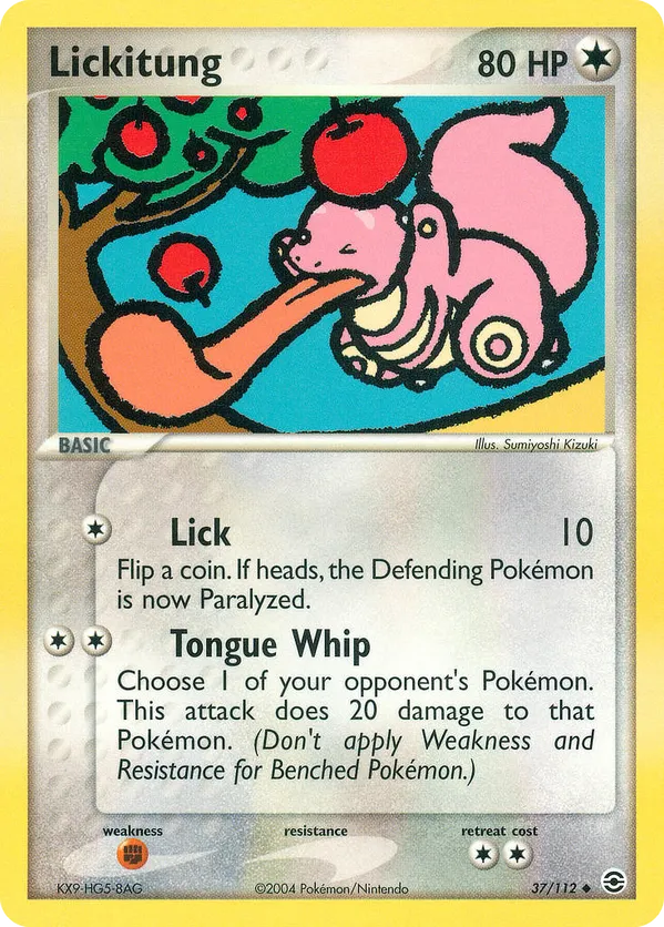 Lickitung - FireRed & LeafGreen #37