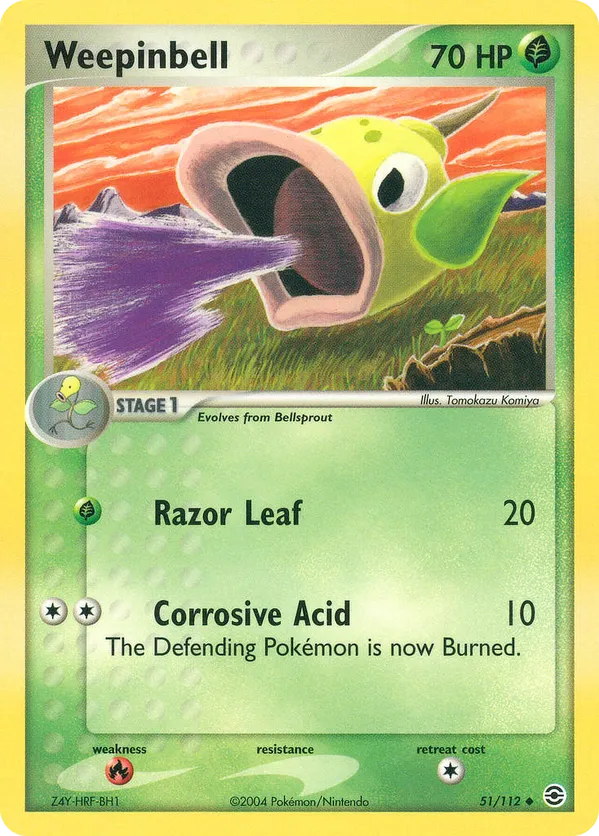 Weepinbell - FireRed & LeafGreen #51