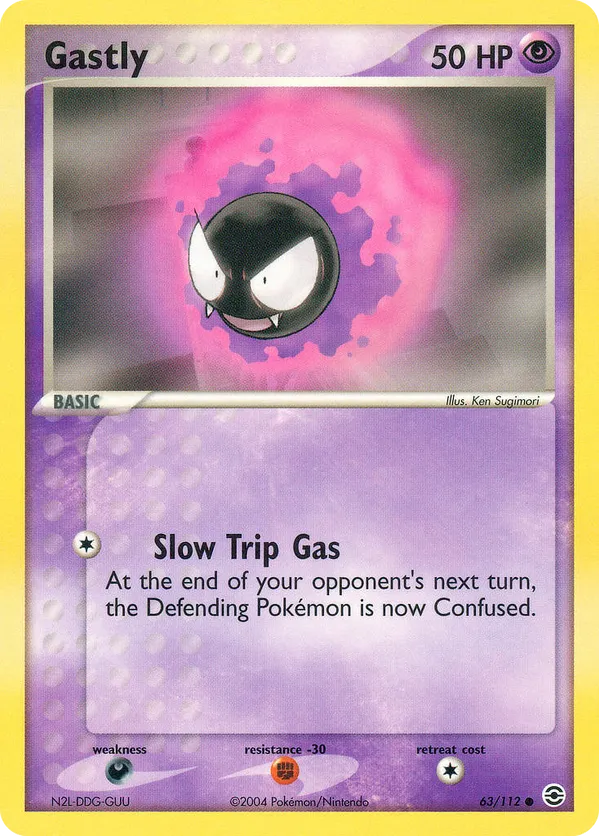 Gastly - FireRed & LeafGreen #63