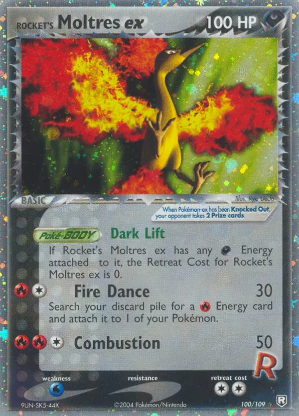Rocket's Moltres ex - Team Rocket Returns #100