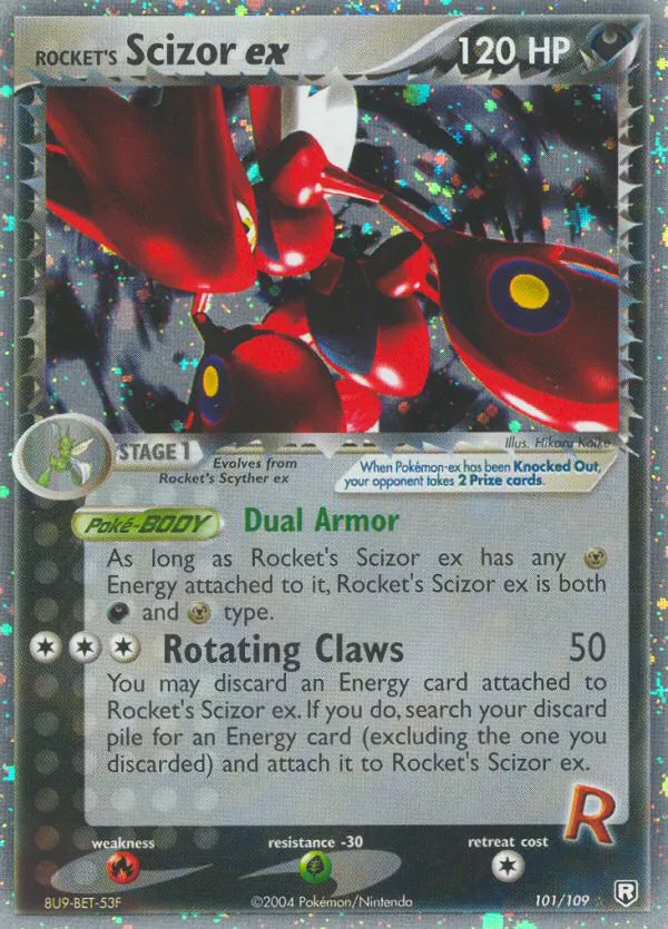 Rocket's Scizor ex - Team Rocket Returns #101