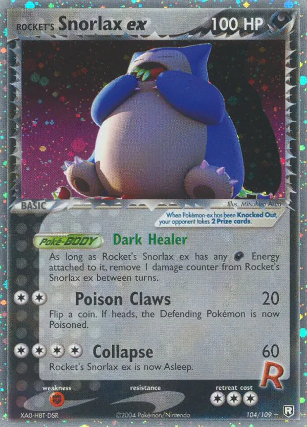Rocket's Snorlax ex - Team Rocket Returns #104