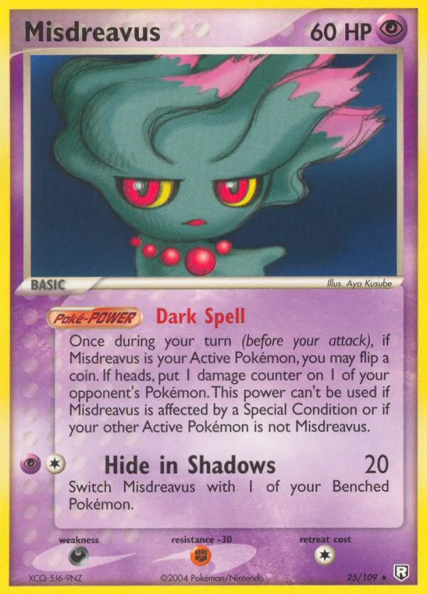 Misdreavus - Team Rocket Returns #25