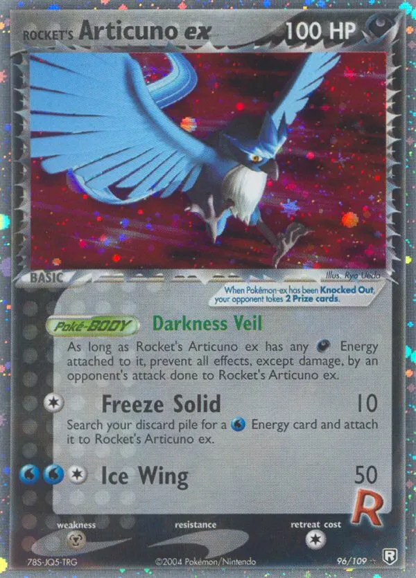 Rocket's Articuno ex - Team Rocket Returns #96