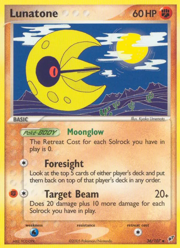Lunatone - Deoxys #36