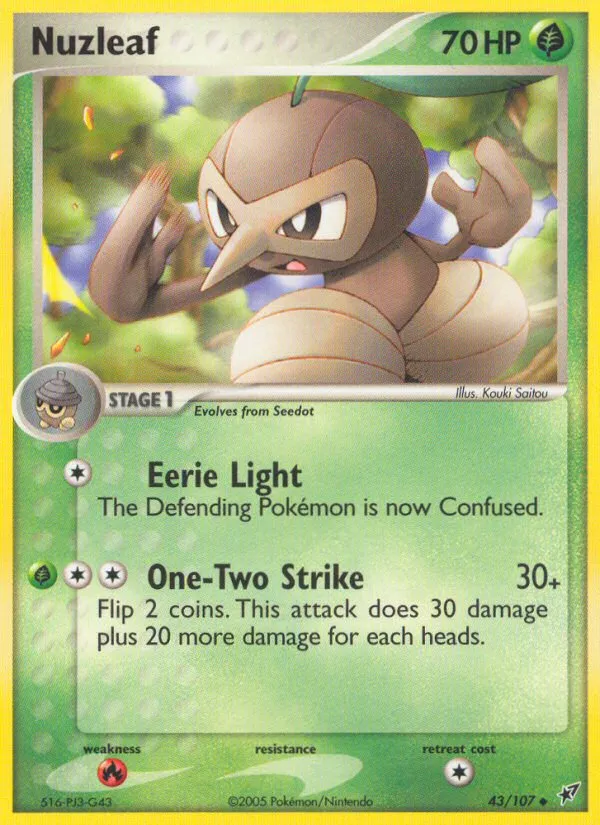 Nuzleaf - Deoxys #43