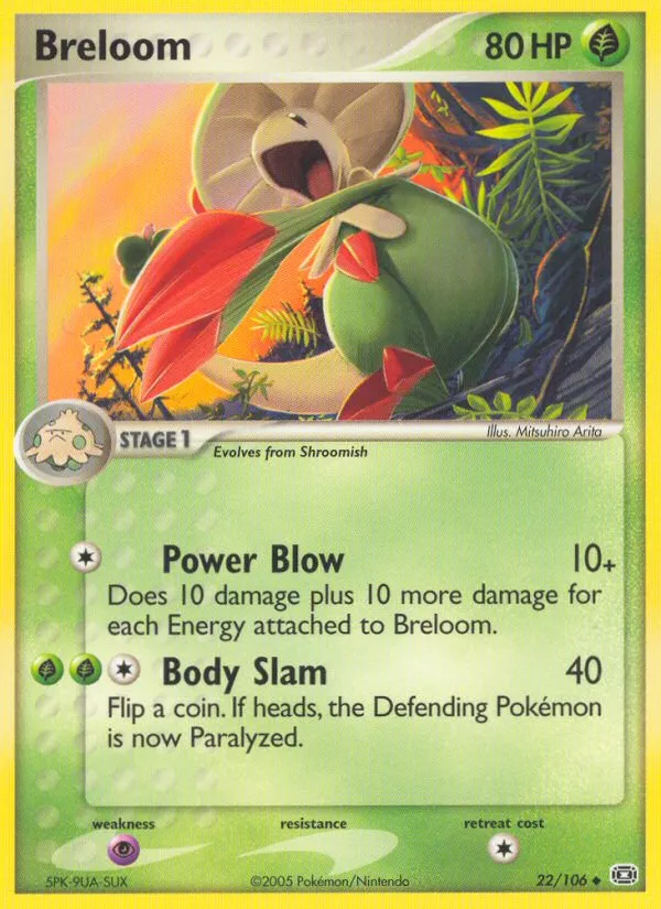 Breloom - Emerald #22