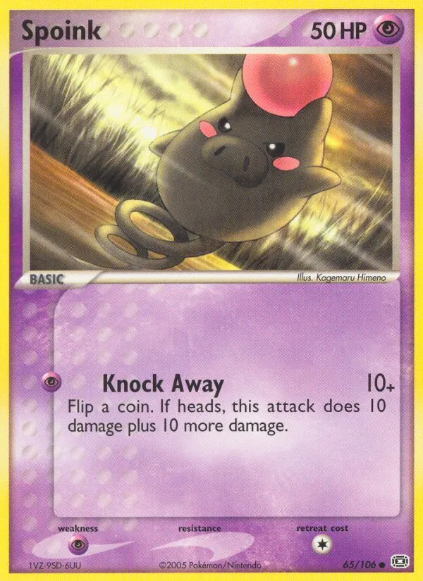 Spoink - Emerald #65