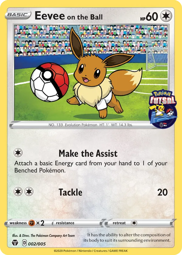 Eevee on the Ball - Pokémon Futsal Collection #2