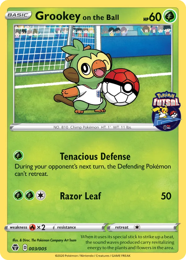 Grookey on the Ball - Pokémon Futsal Collection #3