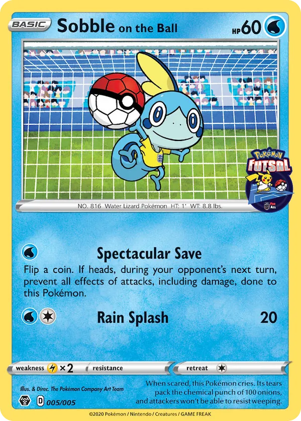 Sobble on the Ball - Pokémon Futsal Collection #5
