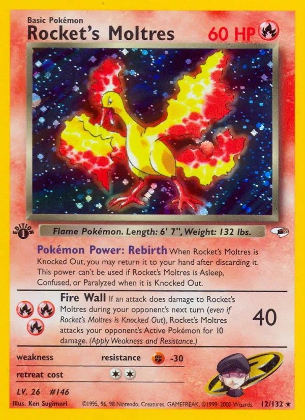 Rocket's Moltres - Gym Heroes #12