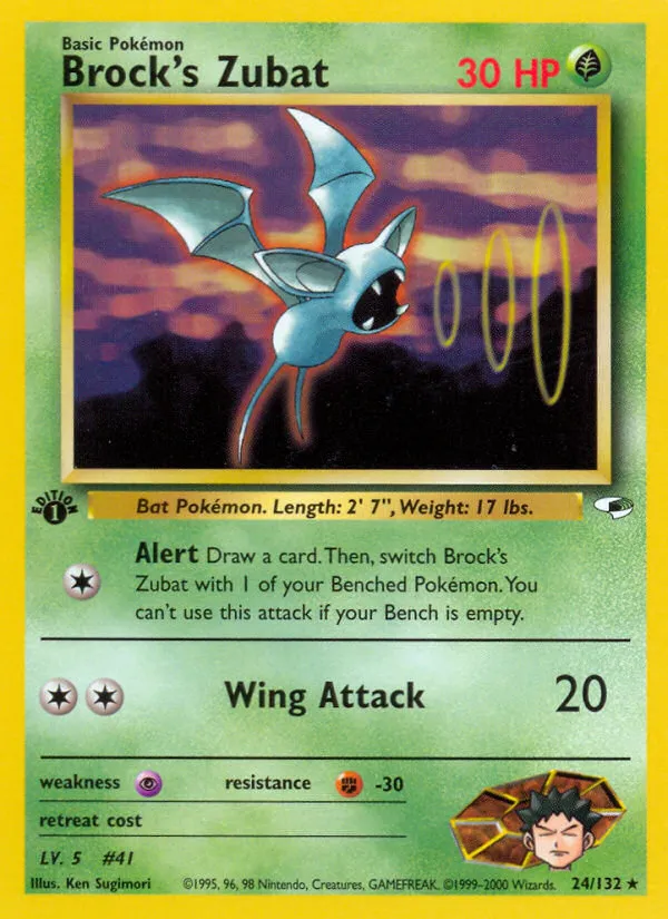 Brock's Zubat - Gym Heroes #24