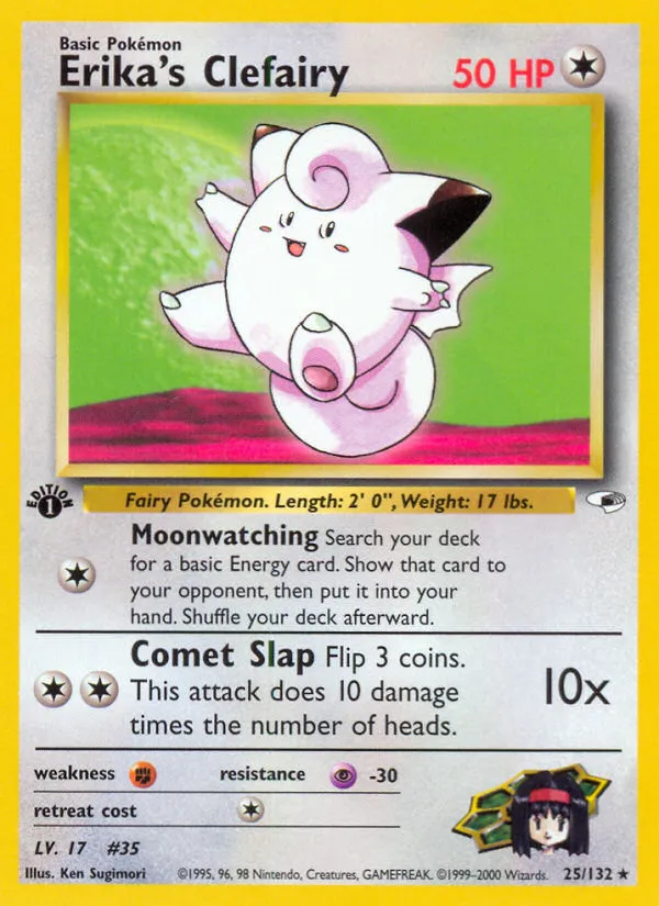 Erika's Clefairy - Gym Heroes #25