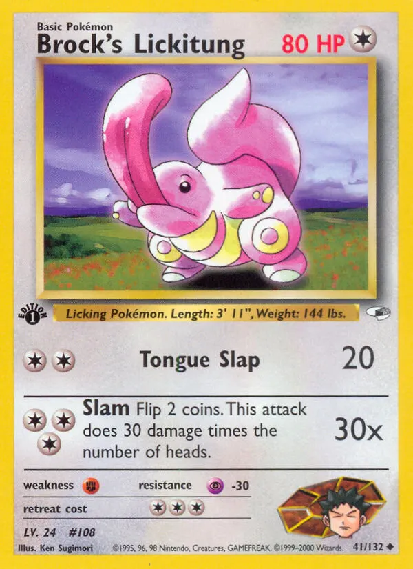 Brock's Lickitung - Gym Heroes #41