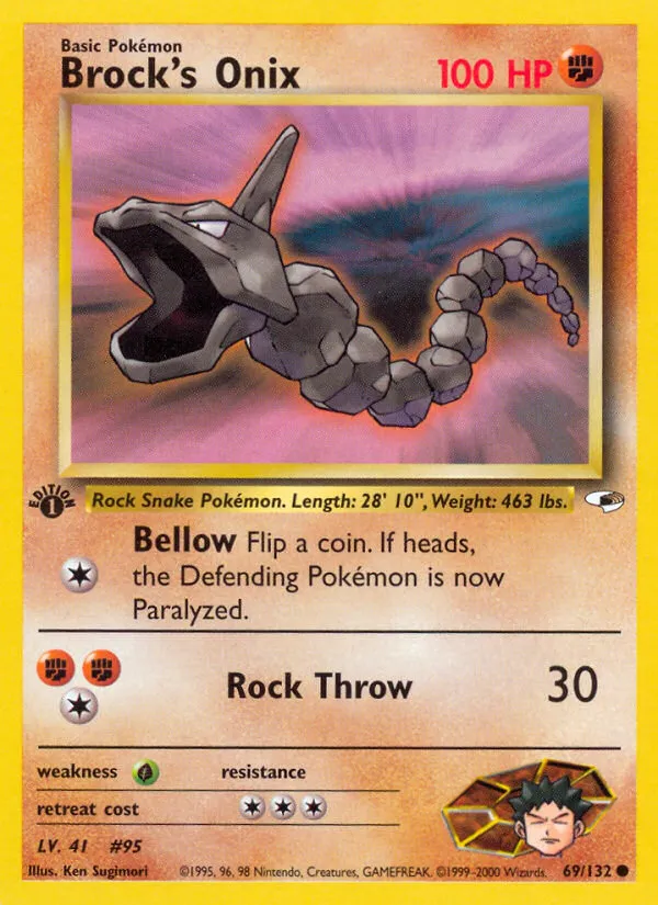 Brock's Onix - Gym Heroes #69
