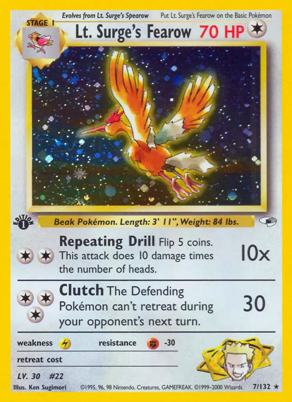 Lt. Surge's Fearow - Gym Heroes #7