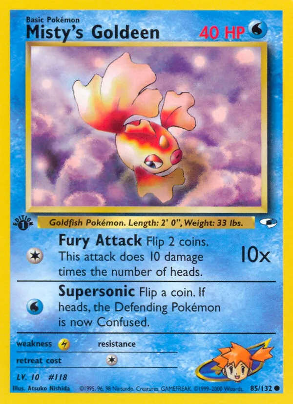 Misty's Goldeen - Gym Heroes #85