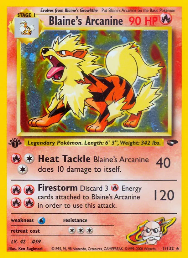 Blaine's Arcanine - Gym Challenge #1