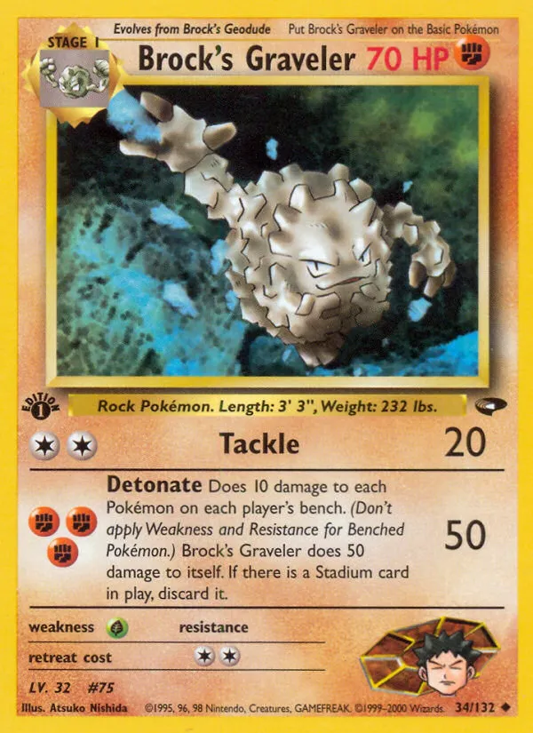 Brock's Graveler - Gym Challenge #34