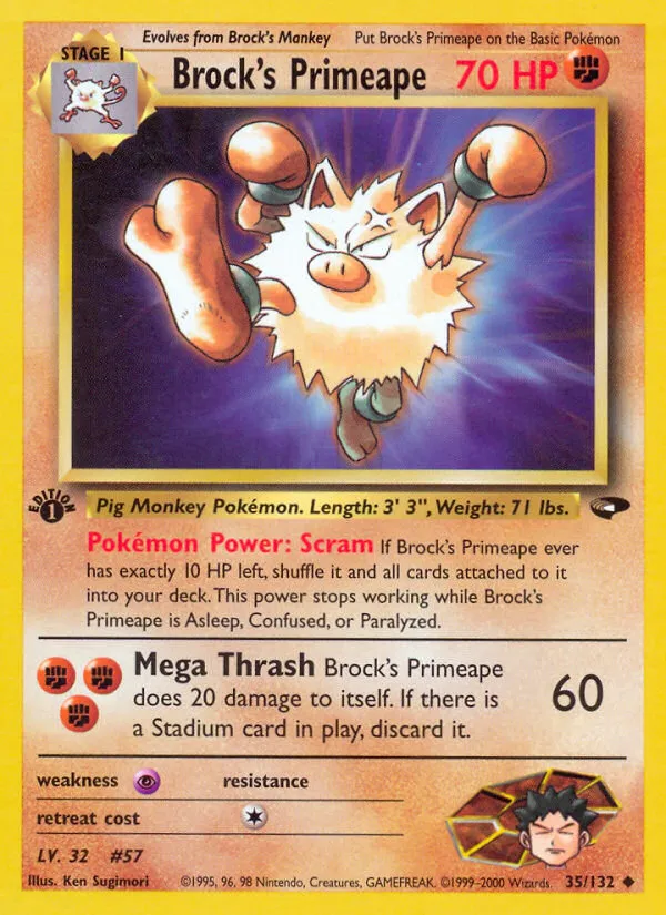 Brock's Primeape - Gym Challenge #35
