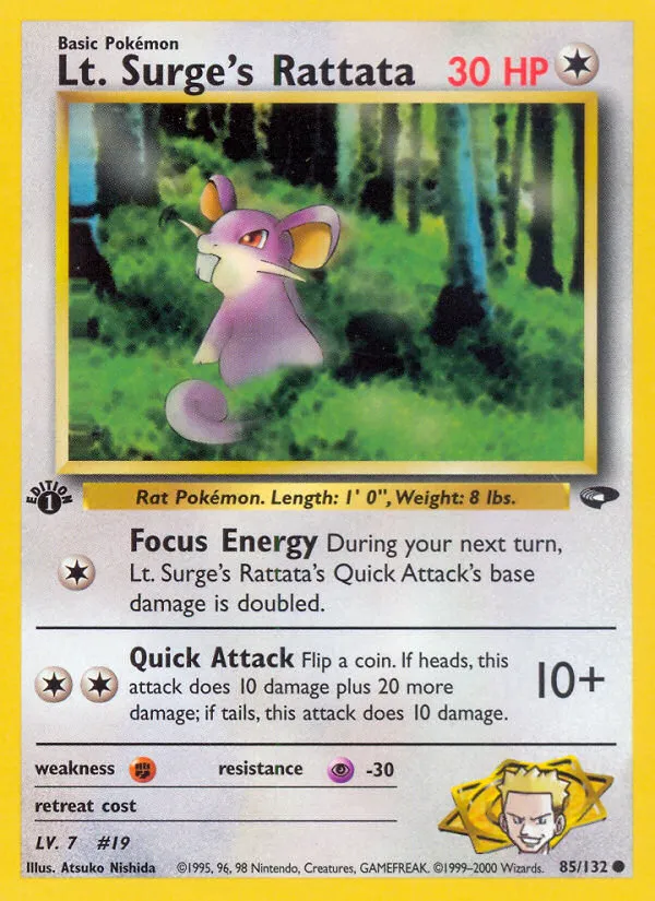 Lt. Surge's Rattata - Gym Challenge #85
