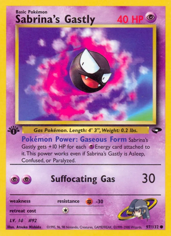 Sabrina's Gastly - Gym Challenge #97